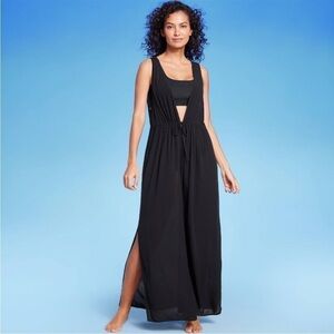 EUC Kona sol Sleeveless Maxi Duster Coverup Size S/M